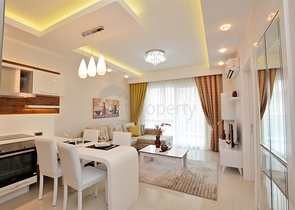 Furnished 1+1 Apartment Near the Sea in Mahmutlar Alanya