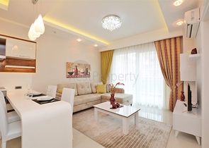 Furnished 1+1 Apartment Near the Sea in Mahmutlar Alanya