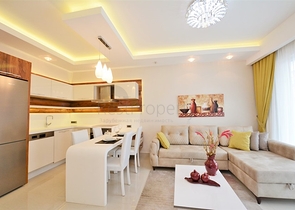 Furnished 1+1 Apartment Near the Sea in Mahmutlar Alanya