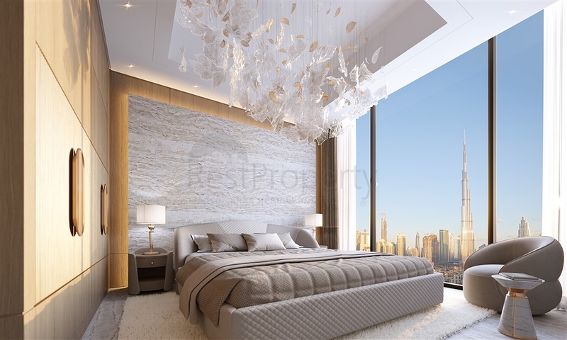 Luxury apartments with city views in a skyscraper in Dubai