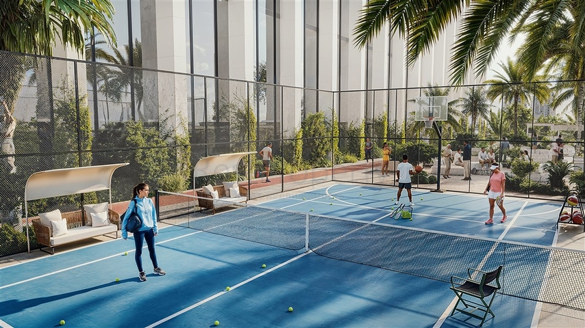 Luxury apartments with city views in a skyscraper in Dubai