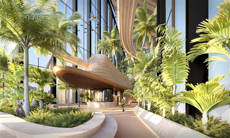 Luxury apartments with city views in a skyscraper in Dubai