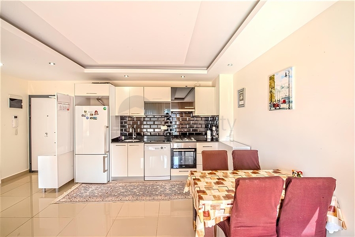 Furnished 1+1 Apartment in Avsallar Alanya with Resort Facilities