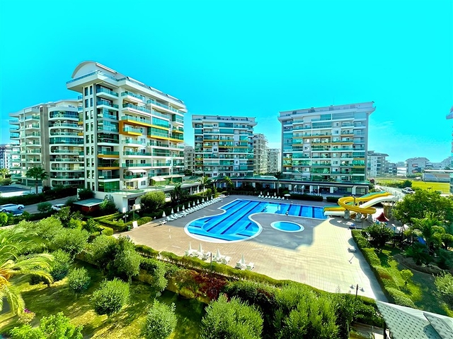 Furnished 1+1 Apartment in Avsallar Alanya with Resort Facilities