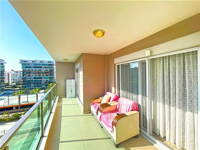 Furnished 1+1 Apartment in Avsallar Alanya with Resort Facilities