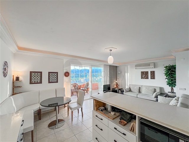 Furnished 2+1 Sea View Apartment in Mahmutlar Alanya