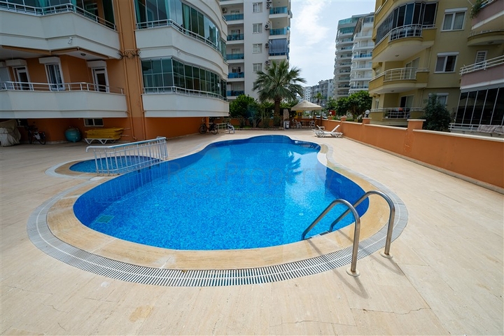 Furnished 2+1 Sea View Apartment in Mahmutlar Alanya