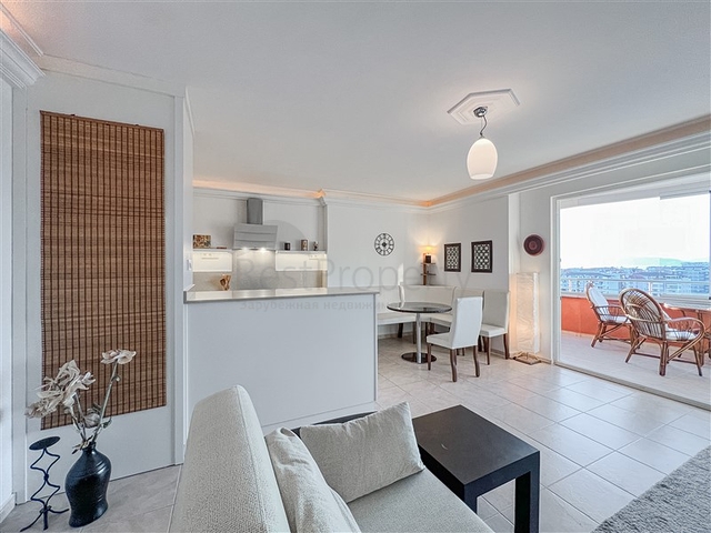 Furnished 2+1 Sea View Apartment in Mahmutlar Alanya