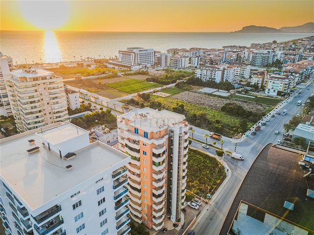 Furnished 2+1 Sea View Apartment in Mahmutlar Alanya