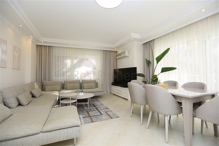 Furnished 2+1 Apartment Near Center of Alanya, 300 m