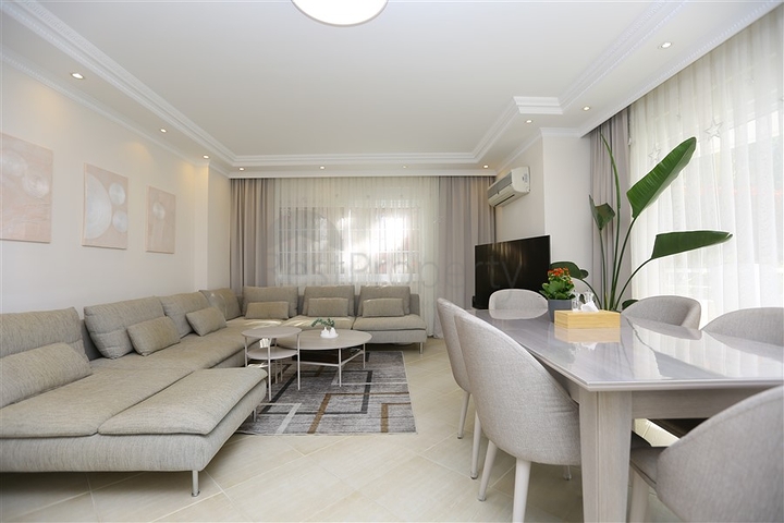 Furnished 2+1 Apartment Near Center of Alanya, 300 m