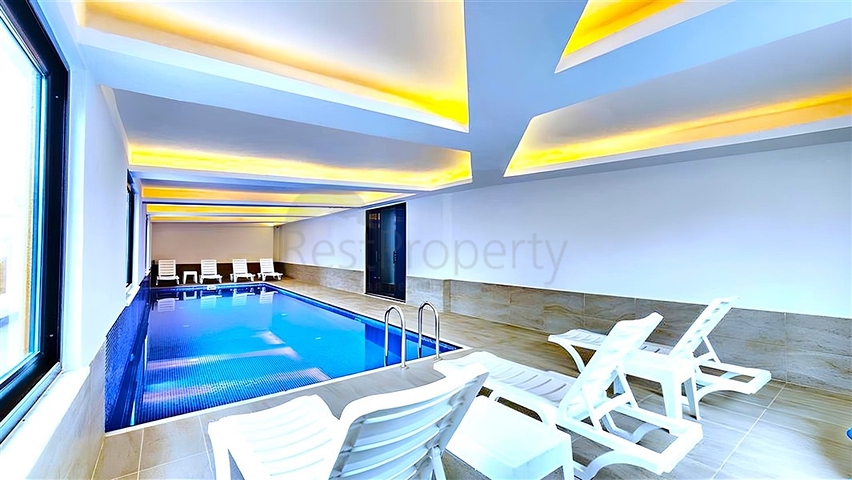 Sea View 2+1 Penthouse in Mahmutlar Alanya, New Complex