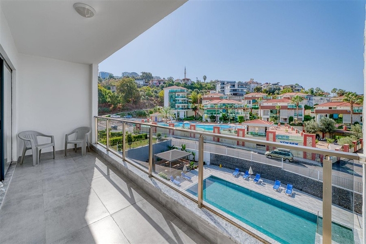 New 1+1 Apartment in Kargicak Alanya with Pool & Spa