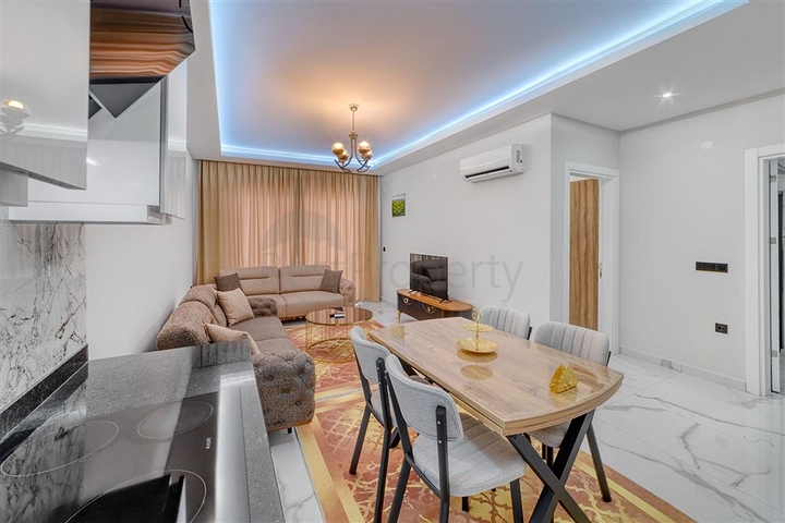 New 1+1 Apartment in Kargicak Alanya with Pool & Spa