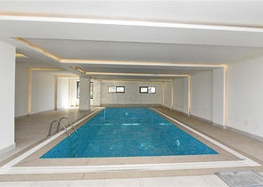 Furnished 1+1 Seafront Apartment in Kestel Alanya