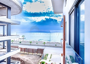 Furnished 1+1 Seafront Apartment in Kestel Alanya