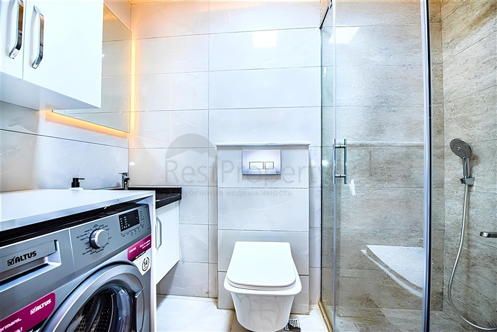 Furnished 1+1 Apartment in Mahmutlar Alanya, New Complex