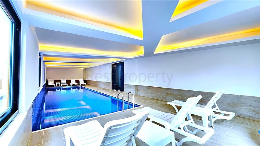 Furnished 1+1 Apartment in Mahmutlar Alanya, New Complex