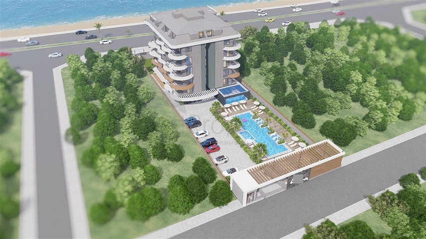 Residential complex by the sea in Kestel: comfort, nature and developed infrastructure just a step away from the sea