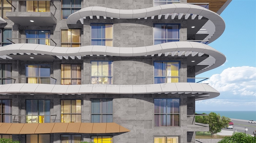 Residential complex by the sea in Kestel: comfort, nature and developed infrastructure just a step away from the sea