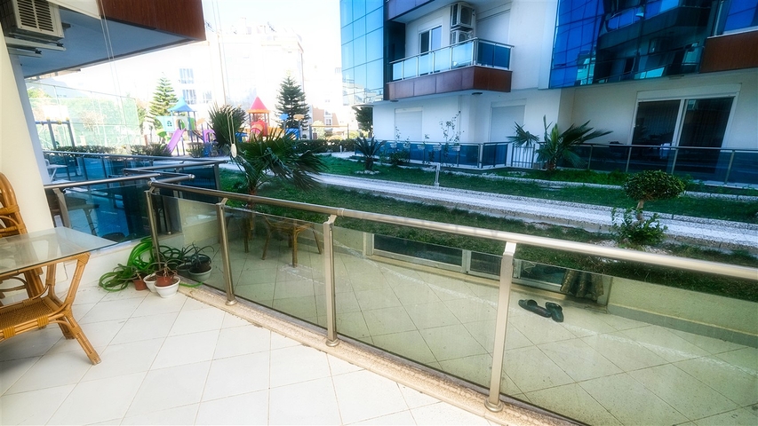 Apartment 2+1 in a hotel complex 5 minutes from the sea