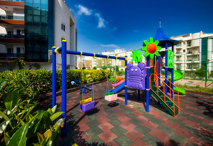 Apartment 2+1 in a hotel complex 5 minutes from the sea