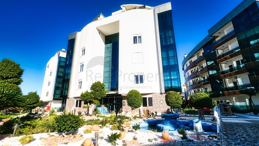 Apartment 2+1 in a hotel complex 5 minutes from the sea