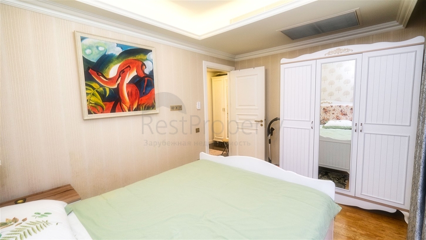 Apartment 2+1 in a hotel complex 5 minutes from the sea