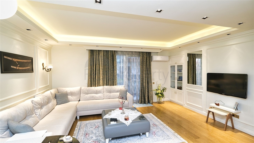 Apartment 2+1 in a hotel complex 5 minutes from the sea