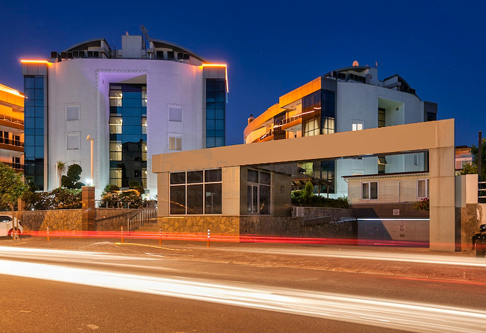 Apartment 2+1 in a hotel complex 5 minutes from the sea