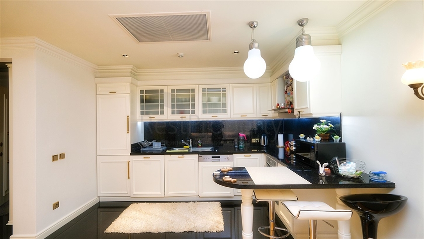 Apartment 2+1 in a hotel complex 5 minutes from the sea