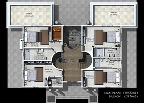 Luxury villa in Fethiye area