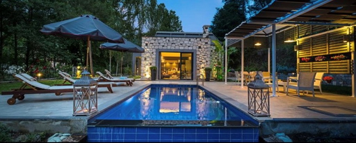 Villa with a large estate in Fethiye area