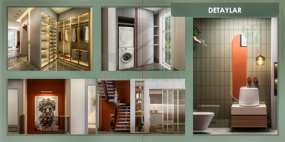 New investment project, villas in Konyaalti area