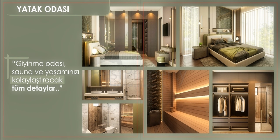 New investment project, villas in Konyaalti area