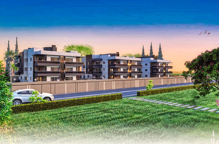 New complex with 3 + 1,4 + 1 apartments in the Dosemealti area