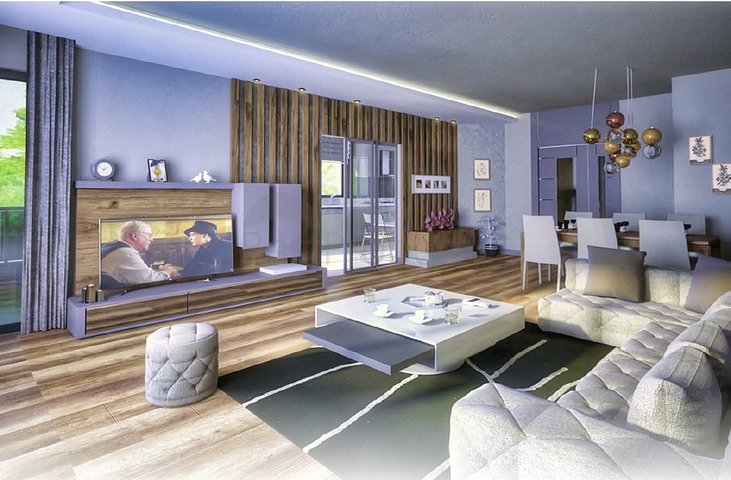 New complex with 3 + 1,4 + 1 apartments in the Dosemealti area