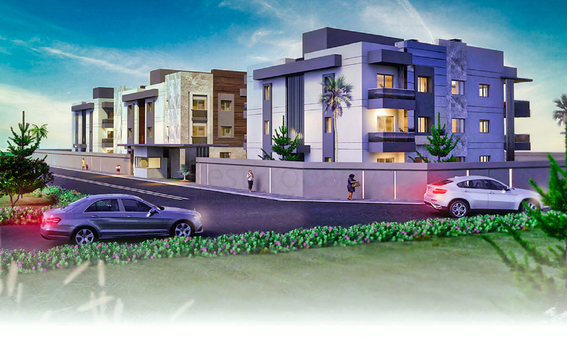 New complex with 3 + 1,4 + 1 apartments in the Dosemealti area