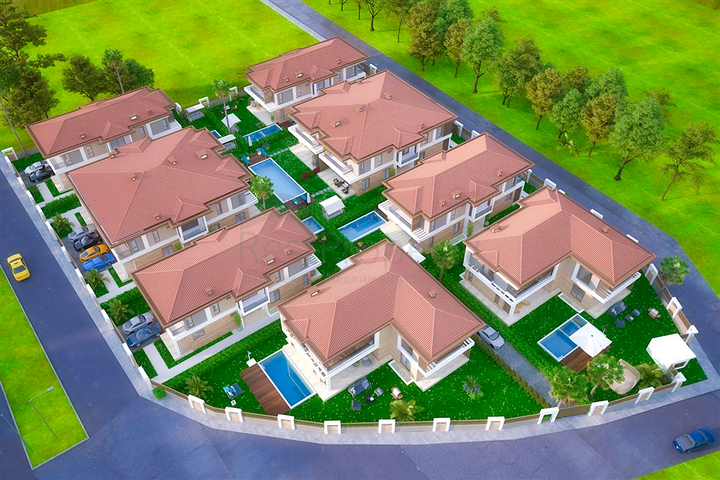 Complex with villas in Dosemealti area - Antalya