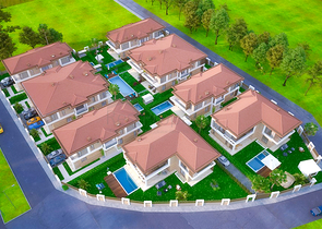 Complex with villas in Dosemealti area - Antalya