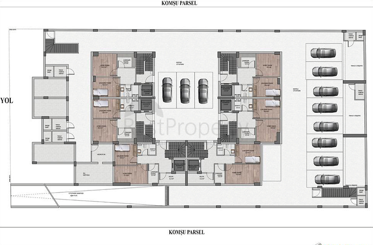 Investment project, villas in Molla Yusuf area - Konyaalti
