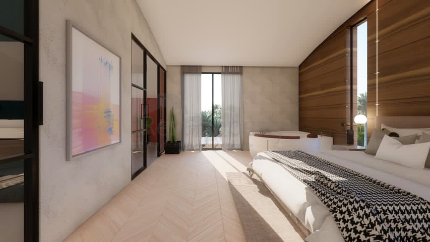 Investment project, villas in Molla Yusuf area - Konyaalti