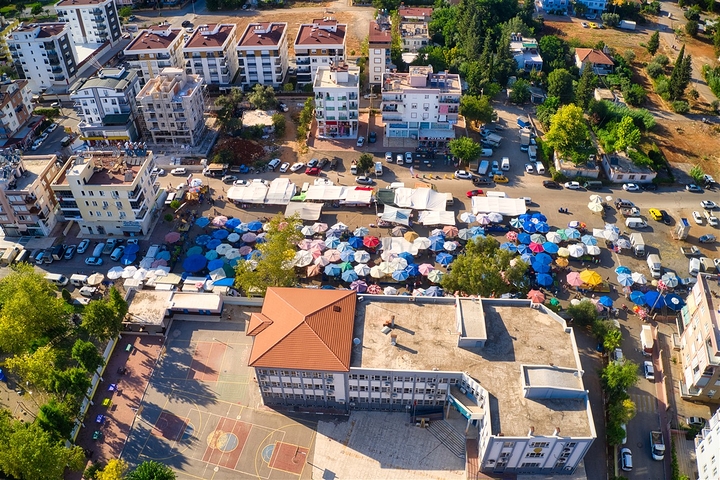 New complex building in Antalya city center
