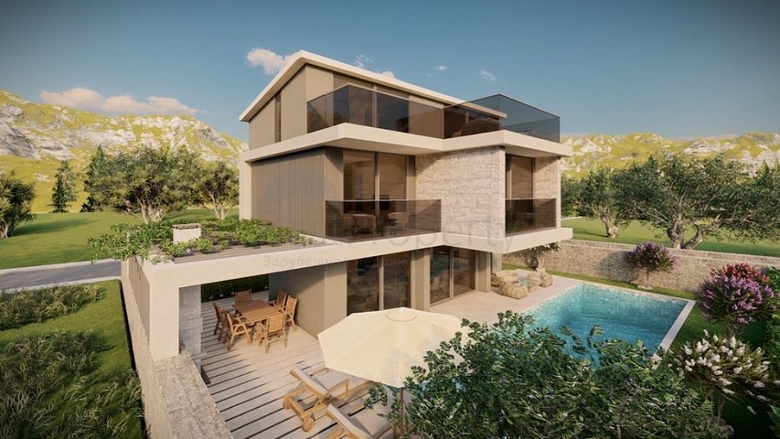 5+1 villa in Kalkan Fethiye neighborhood