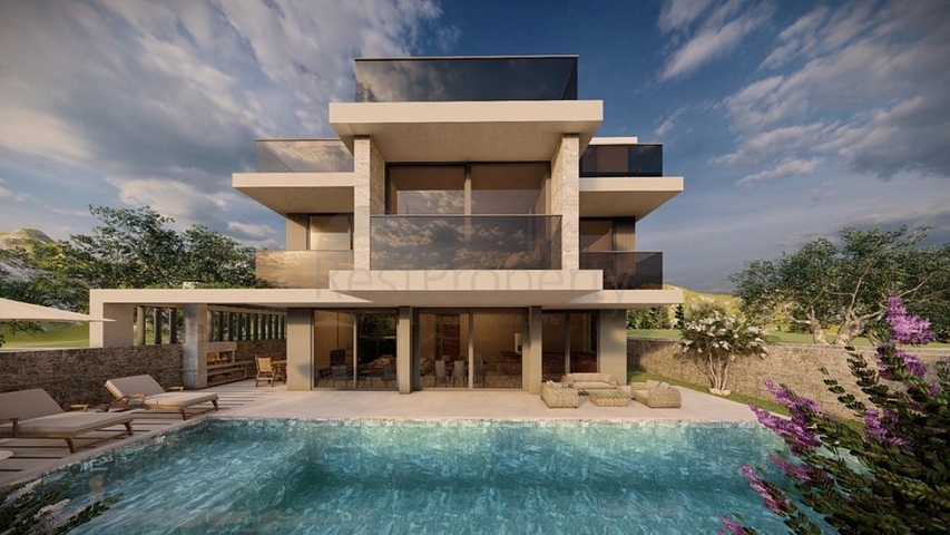 5+1 villa in Kalkan Fethiye neighborhood