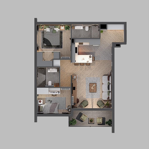 Investment project in Altintash microdistrict - Antalya