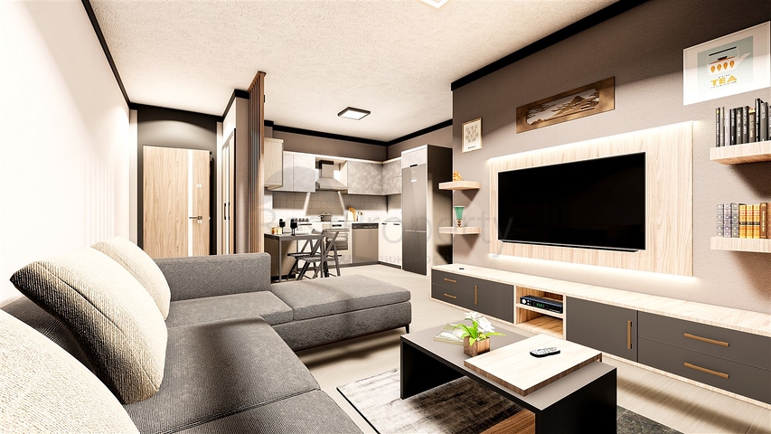 Apartments 1 + 1, 2 + 1, 3 + 1 in Kepez area - Antalya