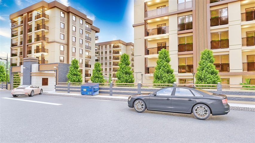 Apartments 1 + 1, 2 + 1, 3 + 1 in Kepez area - Antalya