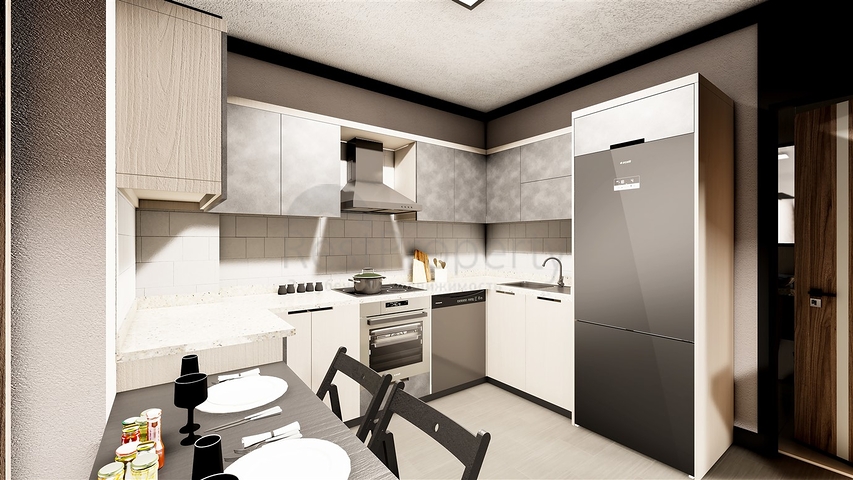 Apartments 1 + 1, 2 + 1, 3 + 1 in Kepez area - Antalya