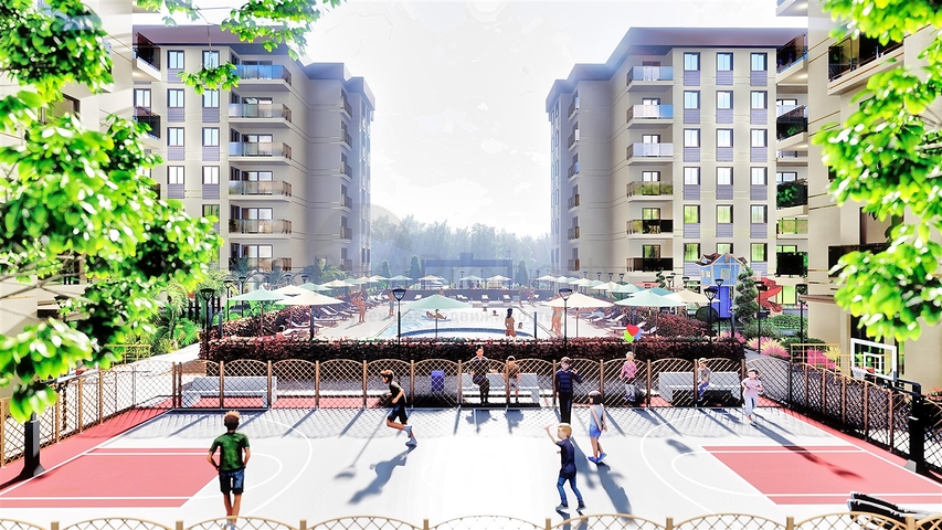 Apartments 1 + 1, 2 + 1, 3 + 1 in Kepez area - Antalya